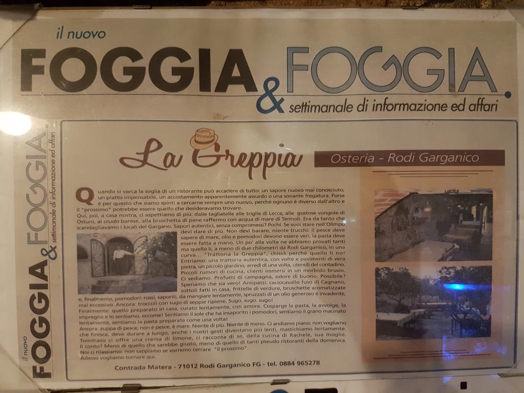 Case Vacanza La Greppia Rodi Garganico Exterior photo